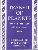 Transit of Planets in Sign-Star-Sub in 2008